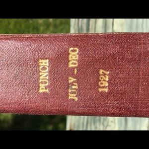 1927 Punch. UK book 1927 July-Dec CLXXIII